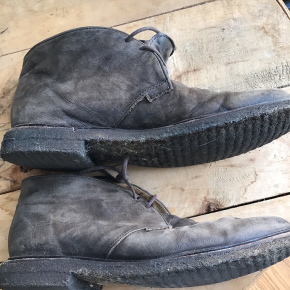 Frye leather chukka short boots brown w rubber sole sz 9 - Picture 2 of 9